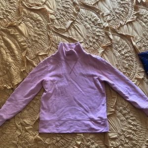 Madewell rose colored crew-neck sweatshirt